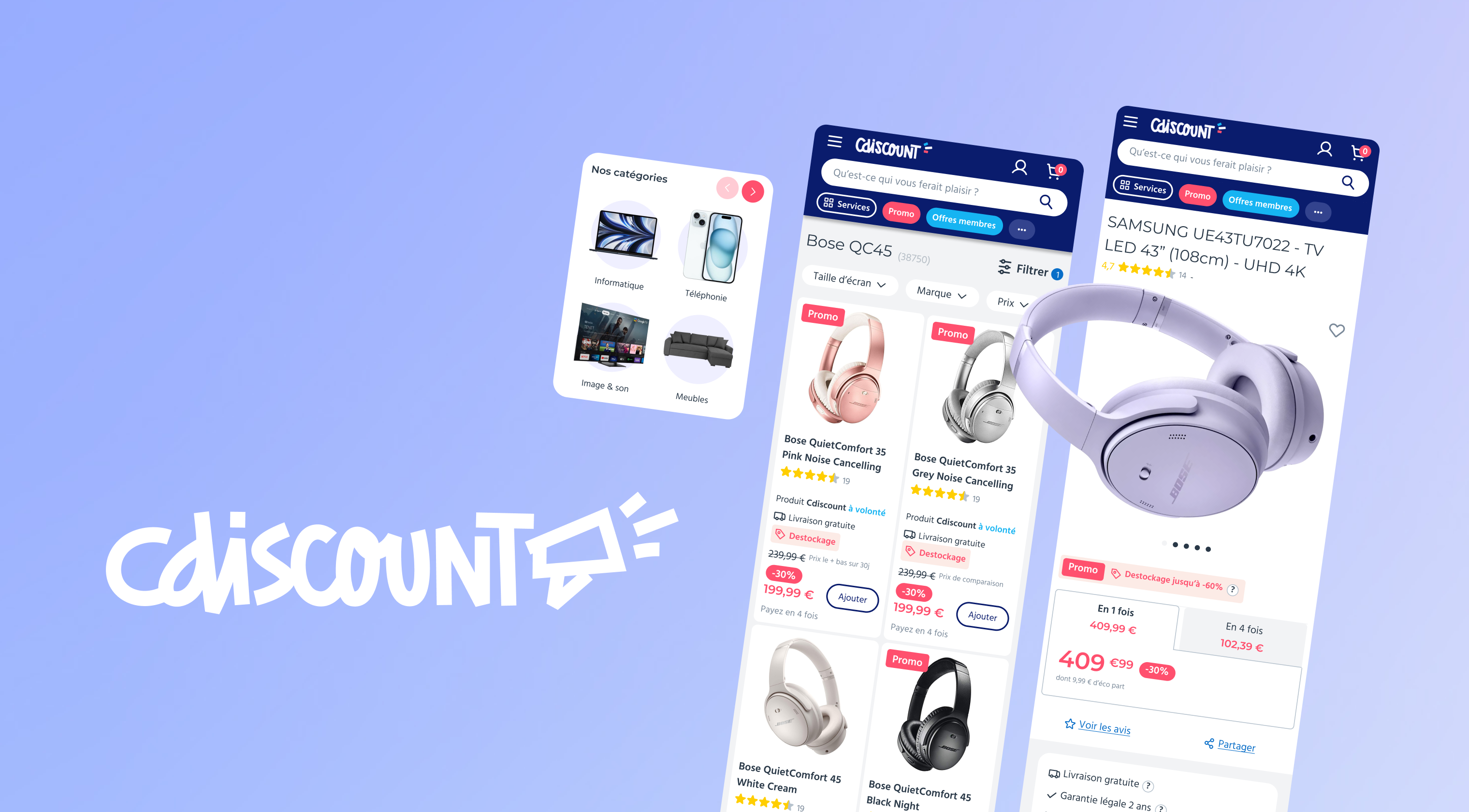 Cdiscount, projet UX
