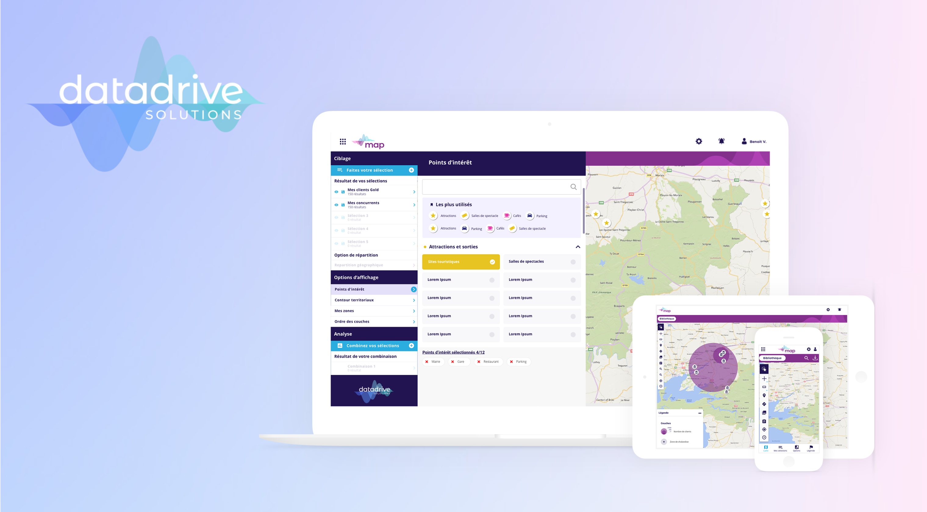 Datadrive, projet UX